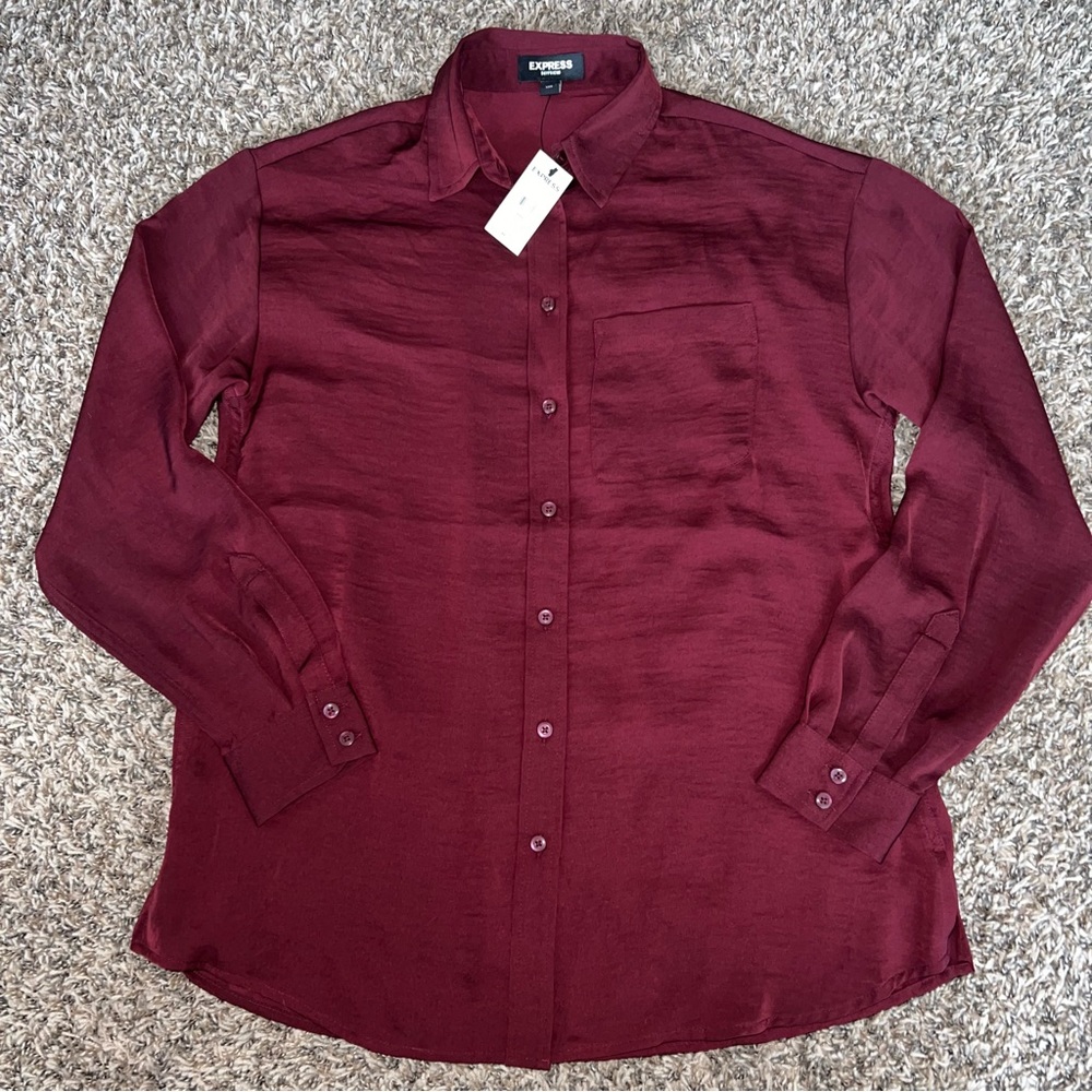 Express Button Down Shirt - Picture 2 of 8